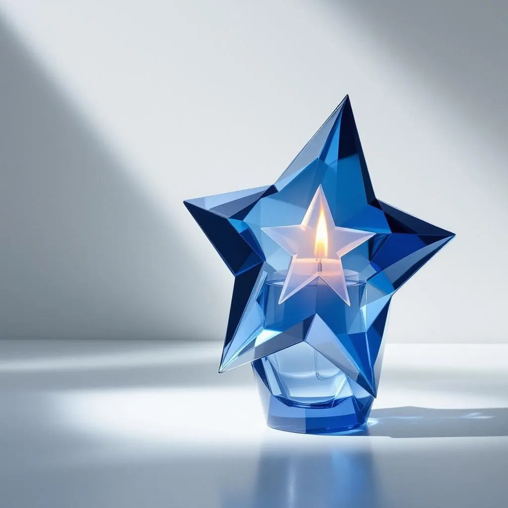 Flacon étoile bleu nuit Angel Mugler