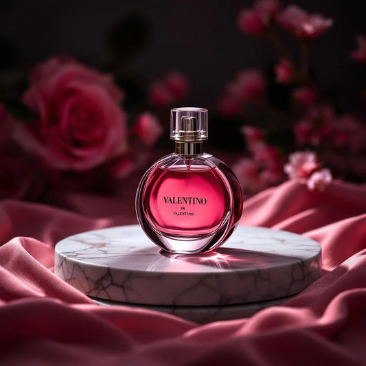 Parfum Valentina de Valentino - floriental fruité, bergamote, fraise, truffe