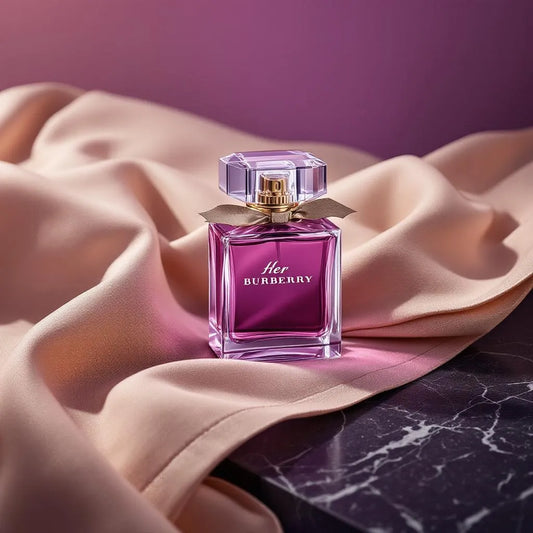 Parfum Burberry Her de Burberry - sillage musqué fruité, pyramide olfactive cassis jasmin vanille