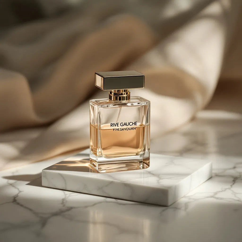 Parfum Rive Gauche de Yves Saint Laurent - essence chyprée et fraîcheur florale