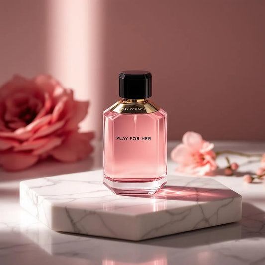 Parfum Play For Her de Givenchy - accord floral fruité boisé, sillage élégant