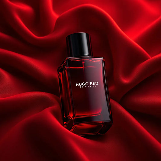 Parfum Deep Red de Hugo Boss - sillage sensuel fruité et bois vanillé