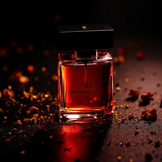 Parfum Nu d’Yves Saint Laurent - étreinte fumée et boisée sensuelle