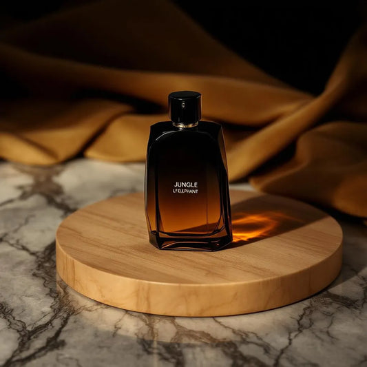Parfum Jungle L'Éléphant de Kenzo - oriental floral épicé, sillage et tenue remarquables, collection exclusive