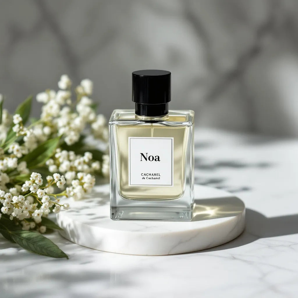 Parfum Noa de Cacharel - accord musqué et floral poudré