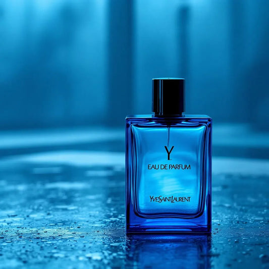Parfum Y Eau de Parfum de Yves Saint Laurent - fraîcheur pomme-gingembre, cœur sauge, fond boisé tonka