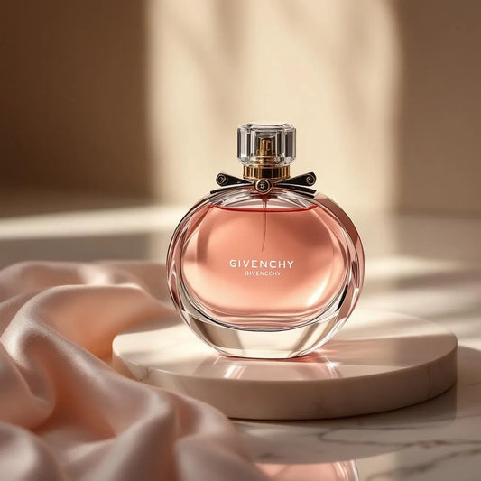 Parfum Live Irrésistible de Givenchy - accord gourmand floral (rose caramélisée, ananas), tenue et sillage modulables