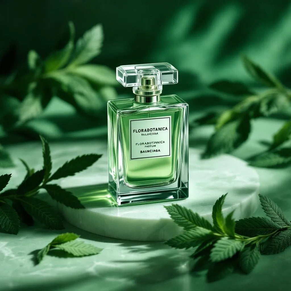Parfum Florabotanica de Balenciaga - rose verte epicee, tenue longue