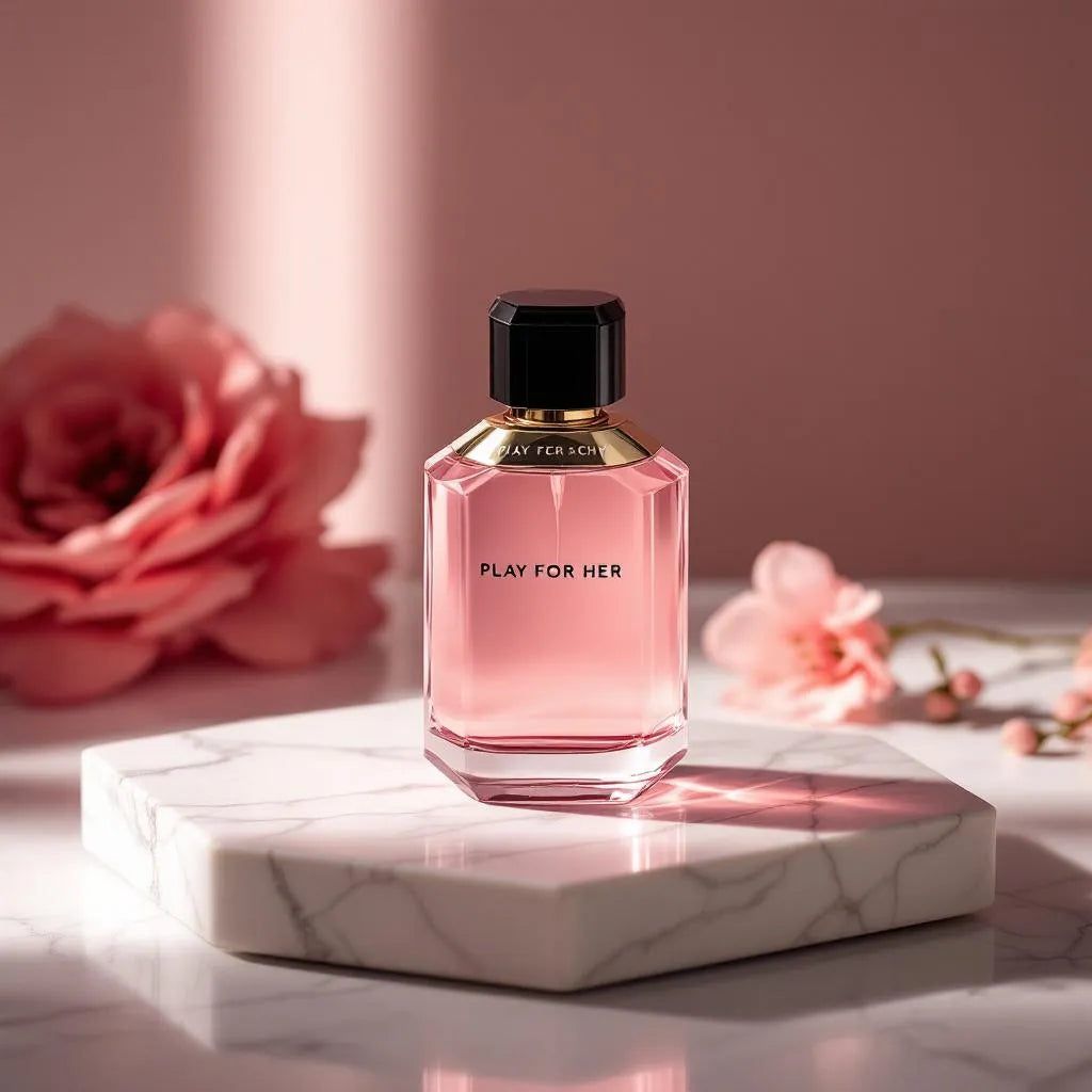 Parfum Play For Her de Givenchy - accord floral fruité boisé, sillage élégant