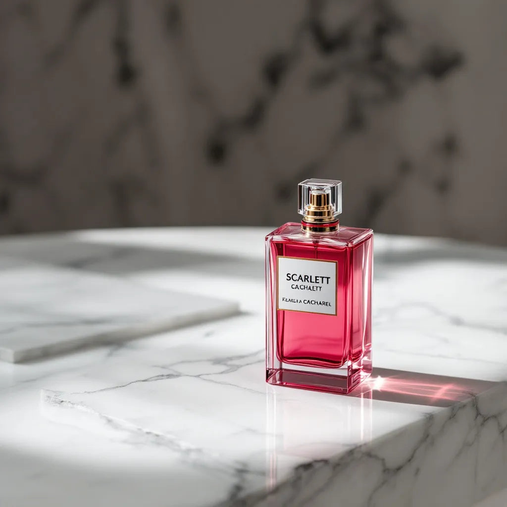 Parfum Scarlett de Cacharel - accord floral-boisé musqué