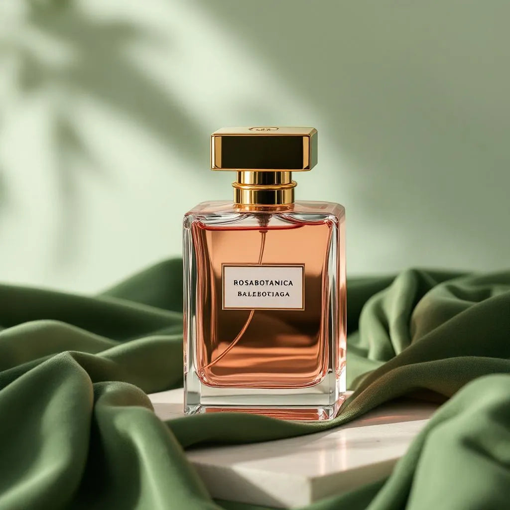 Parfum Rosabotanica de Balenciaga - rose verte épicée, figue laiteuse, sillage boisé