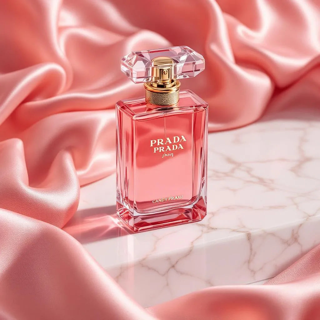 Parfum Prada Candy de Prada - gourmand caramel, musc poudré, vanille, sillage enveloppant