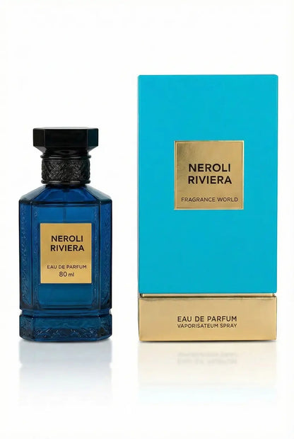 Neroli Riviera et sa boite Fragrance World - Inspiration TOMFORD Neroli Portofino